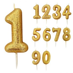 Bougie chiffre 0-9
